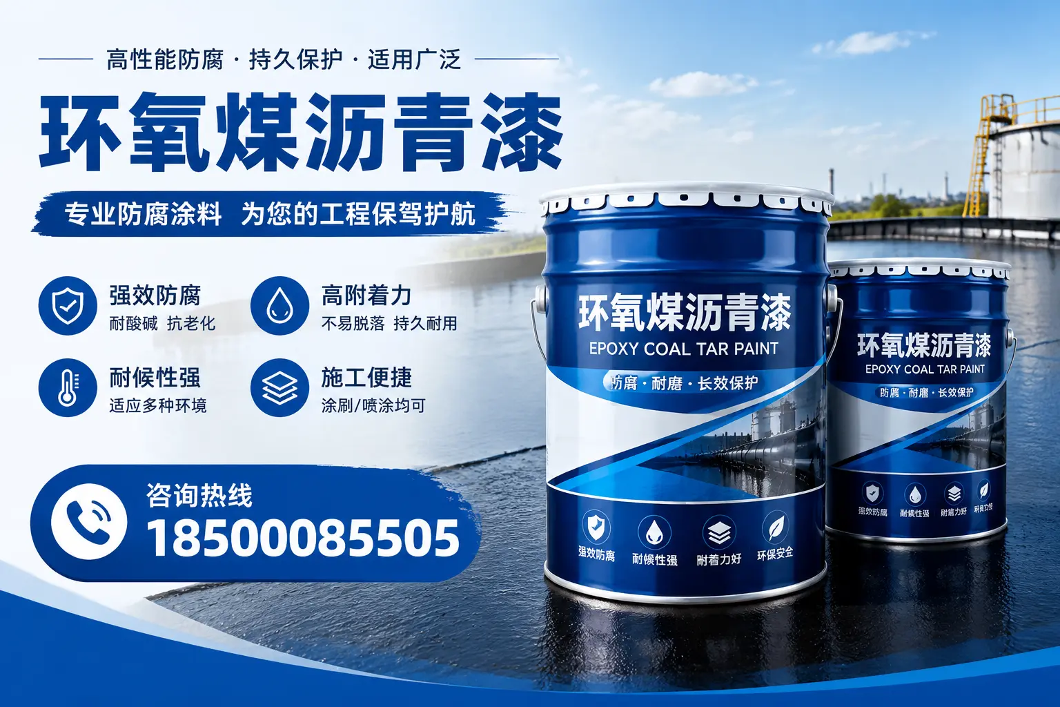 环氧煤沥青漆与其他漆类的比较，大名用户的选择依据