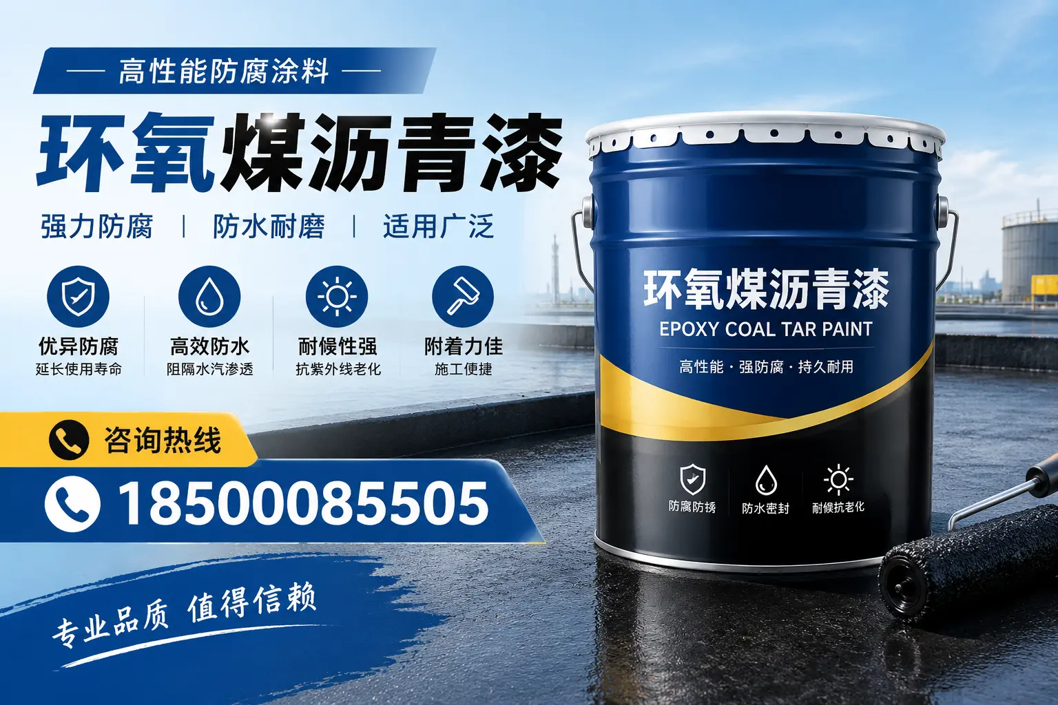 环氧煤沥青漆的主要成分与功能,大名用户深度了解